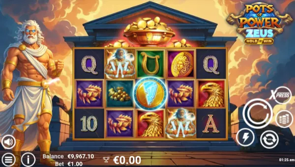 Pots of Power Zeus gameplay screenshot