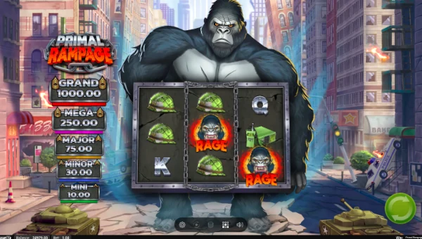 Primal Rampage gameplay screenshot