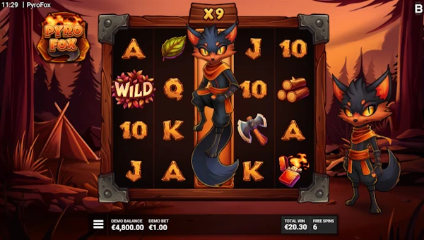 Pyrofox bonus features
