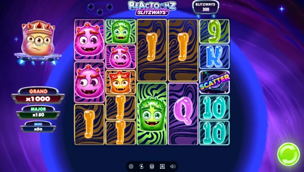 Reactoonz Blitzways gameplay screenshot