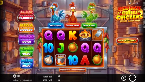 Red Hot Chilli Chickens gameplay screenshot
