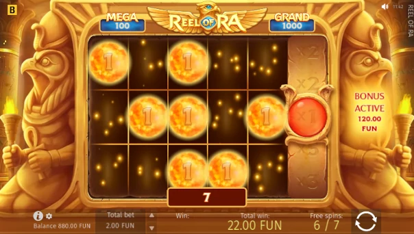 Reel of Ra bonus features