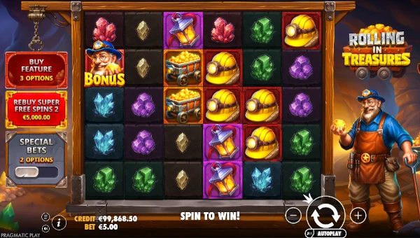 Rolling in Treasures gameplay screenshot