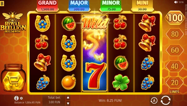 Royal Beellion gameplay screenshot