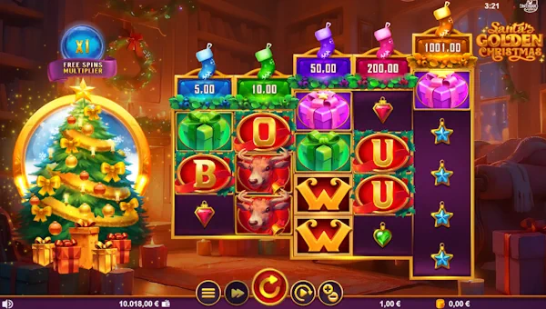 Santas Golden Christmas gameplay screenshot