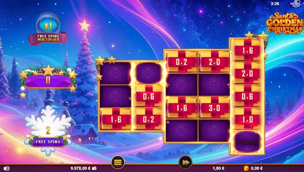 Santas Golden Christmas bonus features