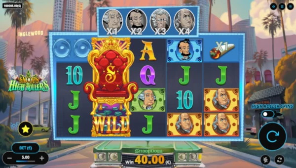 Snoops High Rollers gameplay screenshot