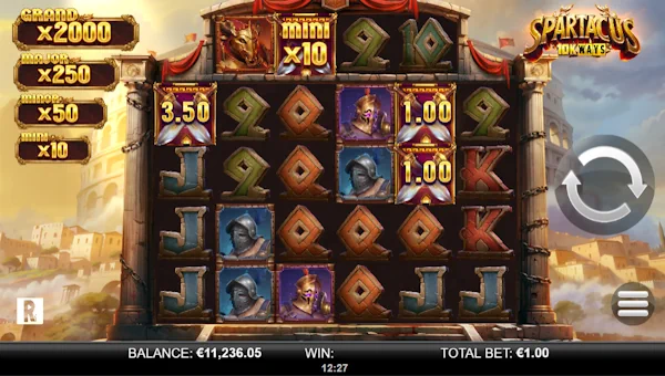 Spartacus 10K Ways gameplay screenshot