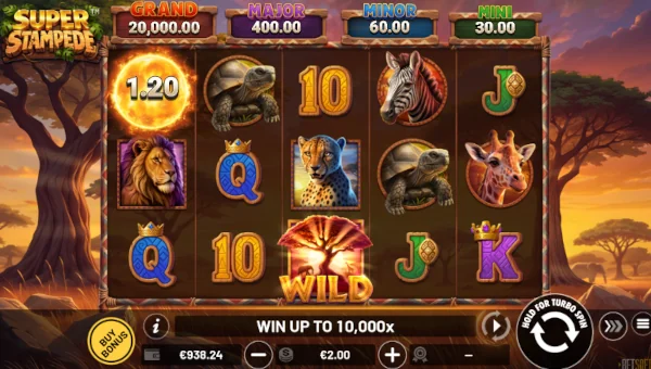 Super Stampede gameplay screenshot