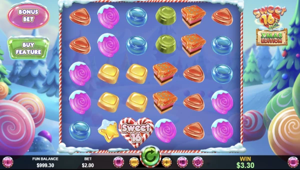 Sweet 16 Blast XMAS Edition gameplay screenshot