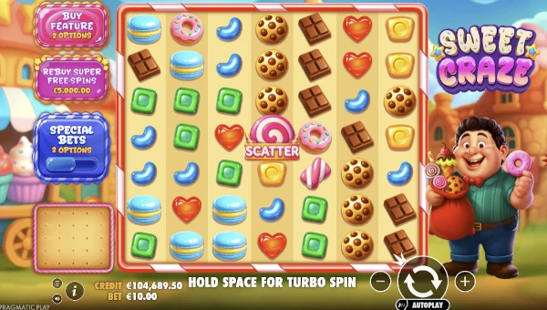 Sweet Craze gameplay screenshot