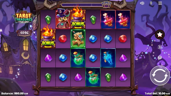 Tarot Treasures gameplay screenshot
