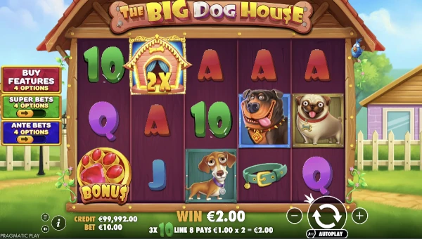 The Big Dog House gameplay screenshot