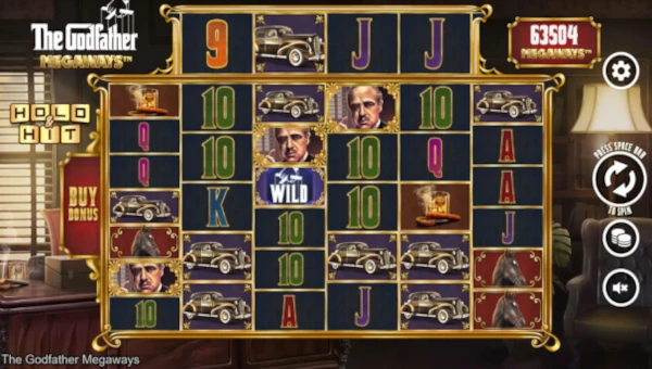 The Godfather Megaways gameplay screenshot