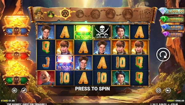 The Goonies Quest for Treasure 3 gameplay screenshot