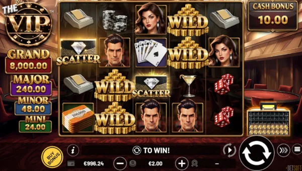The VIP gameplay screenshot
