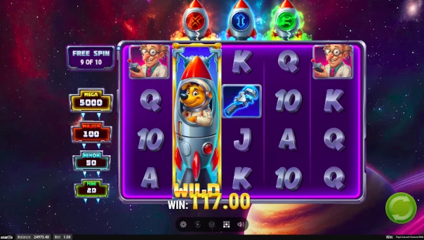 Triple Launch Fortune Wild bonus features