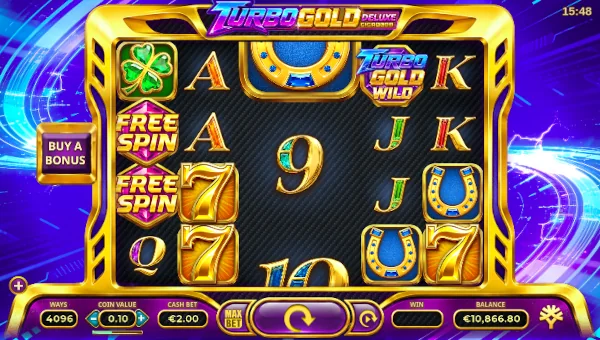 Turbo Gold Deluxe gameplay screenshot