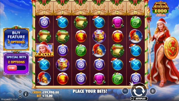 Wisdom of Athena 1000 Xmas gameplay screenshot