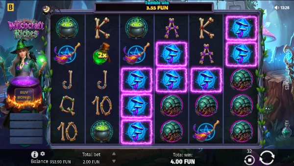 Witchcraft Riches gameplay screenshot