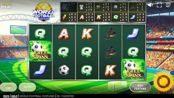 World Football Fortunes gameplay screenshot