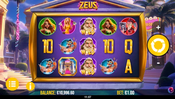 Zeus God of Gaming gameplay screenshot