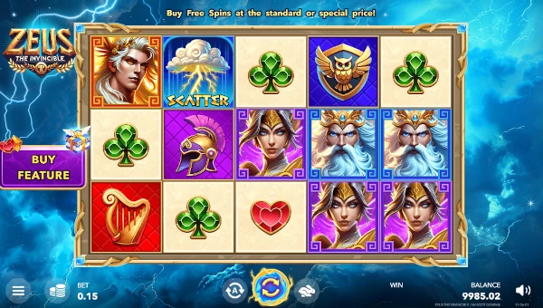 Zeus The Invincible gameplay screenshot