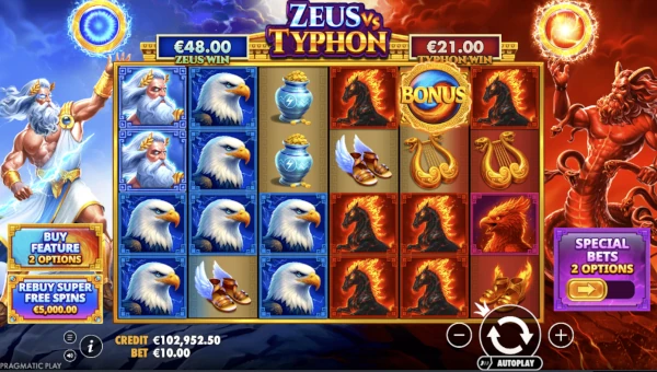 Zeus vs Typhon gameplay screenshot